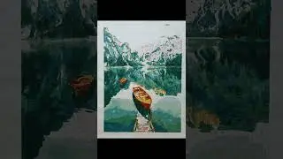 Boat - painting by numbers - Boot - schilderen met nummers - Time lapse