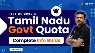 Tamil Nadu Government Quota | Complete Info-Guide | NEET UG 2025 | Tamil