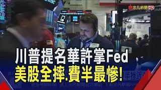 川普拍板華許將接掌聯準會！美股慘綠.台股ADR集體收黑 月線仍小幅收高｜非凡財經新聞｜20260131