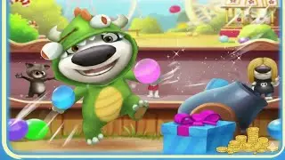 Talking Tom Bubble Shooter Gameplay Android ios 