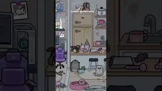 My cute chaotic, anime girl house tour in Toca Boca