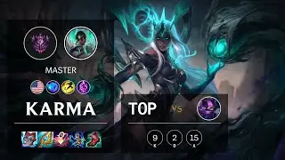 Karma Top vs Kennen - NA Master Patch 11.24