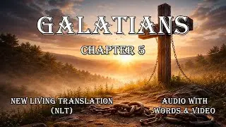 Galatians, Chapter 5 - Holy Bible (NLT) - Audio with Words & Video