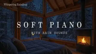 3 Hours Rain Sounds + Relaxing Piano Music 🌧️ Peaceful Music in the Bedroom to Reduce Anxiety