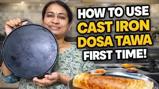 Cast Iron Dosa Tawa Review | Best Pre-Seasoned Dosa Tawa for Crispy Dosa