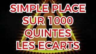1000 QUINTES&nbsp;ANALYSE&nbsp;SUR LES ECARTS EN JSP !