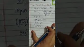 Prove that &radic;5 is irrational.