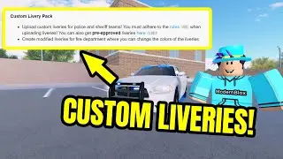 *FULL GUIDE* NEW ER:LC CUSTOM LIVERIES UPDATE(Emergency Response: Liberty County - Roblox)