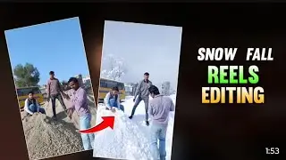 Baraf Wala Video Kaise Banaye | Instagram Snow Fall Filter | Instagram Snowfall Video Editing edits 