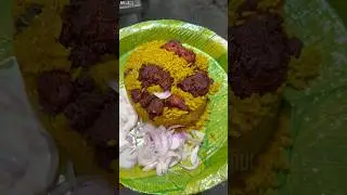 Вкусный куриный кебаб бириани в 4 утра 😋❤️ в Хайдарабаде 😍 #youtubeshorts #shorts