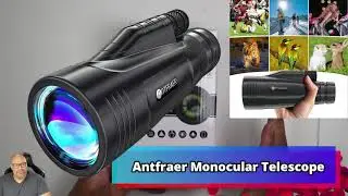 HD Monocular Telescope for Adults with Smartphone Holder
