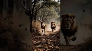 The Courageous Deer 🦌 | 3D Motivational Animal Story | Moral story #shorts #ai #shortsfeed #animated