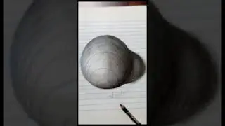 How to draw a 3D sphere drawing#realistic #viral #artwork #creative #art #video #by Anjumansari