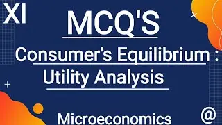 MCQ'S (Utility Analysis)