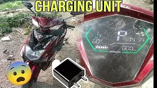 yakuza Ruby electric scooter ⚡ charging unit 😘 full video 🤩 please 500 subscribe 🙏 #hibbanvlogs