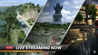Non-Stop Driving! 🚌 Bus Simulator Indonesia Live | New Mod Skin & Realistic Graphics