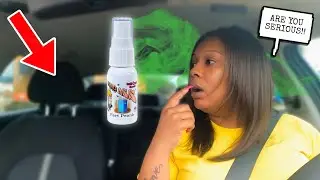 BLASTING COLD AIR WHILE SPRAYING FART SPRAY IN THE CAR VENTS PRANK *SHE LEFT ME* 💔