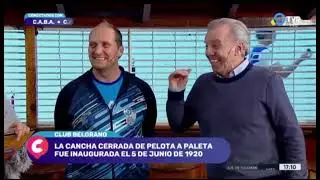 Club Belgrano por la Tv P&uacute;blica.- Yo Pelotari.-