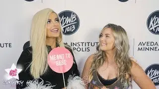 Bebe Rexha with Falen Backstage at KDWB Star Party 2018