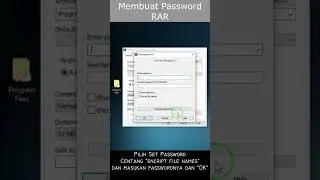 Cara Membuat Password RAR #short