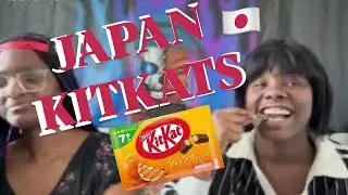 We Tried Japan KIT KAT Flavors For The First Time!! W/ Bretality