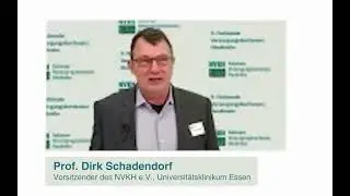 Gru&szlig;wort auf der 9. Jahrestagung des NVKH e.V. durch Prof. Dirk Schadendorf und Markus Wartenberg