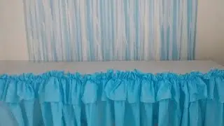 Painel de papel crepom - DIY (Explicando de forma simples!)