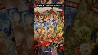 Pok&eacute;mon TCG: Scarlet & Violet Sleeved Packs opening! #pokemon #tcg #jumpcordmedia