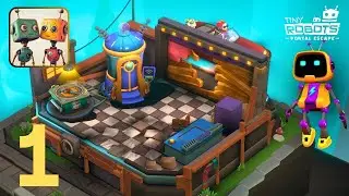 Tiny Robots: Portal Escape Official Launch Gameplay Walkthrough (Android, iOS) #1