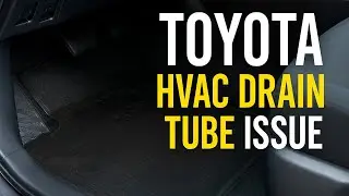 Toyota Water Leak FIX! 🚿 HVAC Drain Tube Clogged | Musty Smell or Wet Carpet? Watch This!