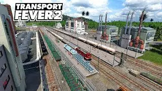 TRANSPORT FEVER 2 #50 MEGA XXL G&uuml;terbahnhof I Gameplay Deutsch