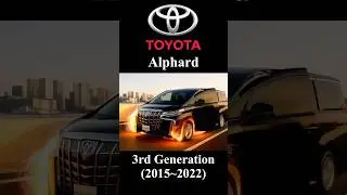 Toyota Van Alphard design evolution history #toyota  #alphard #carevolution