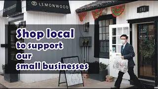 Shop local to support our small businesses - the backbone of our economy.