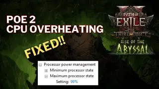 POE 2 CPU Overheating SIMPLE FIX