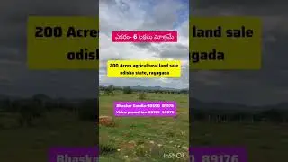 200 Acres Land for Sale || Rayagada District, Odisha