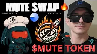 $MUTE - MUTE SWAP BY VIRTUALS TOKEN CRYPTO COIN HOW TO BUY BASE UNISWAP CHAIN PRIVACY WHISPER AI APP