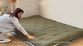 Why a Japanese Tatami Mattress Can Be Better for Your Back? #zonli