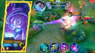 NO MORE META GRANGER! NOVARIA INSTANT ONEHIT BUILD & EMBLEM 2025 | MOBILE LEGENDS