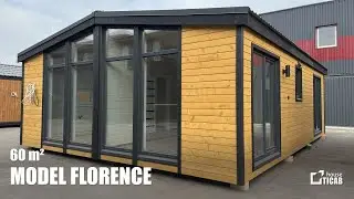 The client is receiving a modular house, model Florence, 60 m&sup2;, from the manufacturer TM TICAB HOUSE