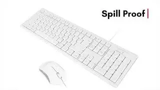 Full-Size USB-A Keyboard & Mouse Combo - Sleek, Silent, and Efficient! | QKEYCOMBO