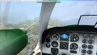 Flying into San Fernando, Whiteman Airport less than ideal visibility