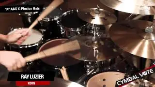 CYMBAL VOTE - Ray Luzier Demo's the 14