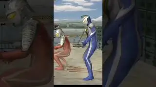 Ultraman Agul was hit by Vakishim's attack || Game Ultraman Fighting Evolution 3#shorts#shortvideo