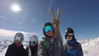 Snowboarding in Les Menuires 2020