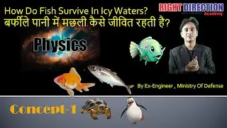 Physics |How fish survive in frozen lakes ? |बर्फीले पानी में मछली कैसे जीवित रहती है? | Concept-1