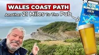 Porthcawl To The Blue Anchor - 21 Miles OnThe Wales Coast Path Towards CARDIFF