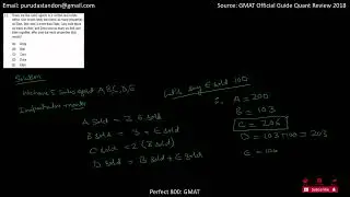 GMAT Quantitative Review 2018: Solutions to Problems 12-13 (Official Guide)