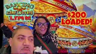 Мы вложили 200 долларов в DANCING DRUMS LINK и получили бонусы! #слот #казино
