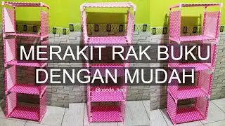 &radic; Cara memasang rak buku | Lemari buku portable