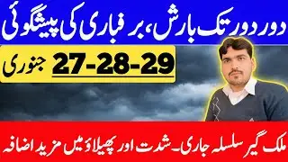 Widespread Rain's & Snowfall Prediction For 24 Hour's | Weather Update Today | Aaj Ka Mosam Ka Hal